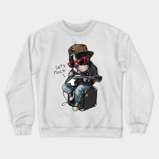 Rockin' Pup: Musical Marvel Crewneck Sweatshirt